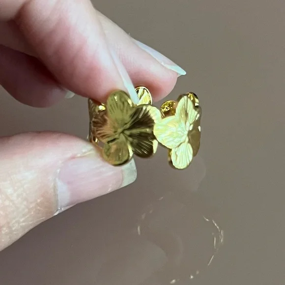 🌸 NEW Flower Open Ring 🌸 - Picture 11 of 15